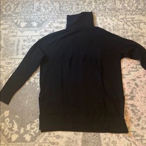 Loft Black Turtle Neck Sweater NWOT